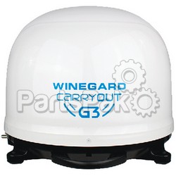Winegard GM9000; Carryout G3 white Port Satelite Antenna; LNS-401-GM9000