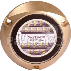 Lumitec 101515; SeaBlaze X2 Underwater Light, Bronze, Spectrum RGBW; LNS-451-101515