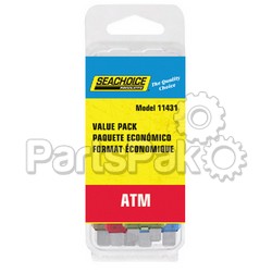 SeaChoice 11431; Atm Fuse Value Pack 5X5 25-Piece