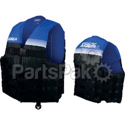 Jobe Sports 247718001SM; Pfd Life Jacket Nylon Dual Vest Blue S/M