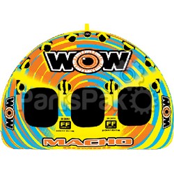 WOW World of Watersports 16-1030; Towable Macho 3-Person Inflatable Tube