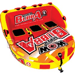WOW World of Watersports 17-1060; Towable Super Bubba Hi Visible Inflatable Tube; LNS-742-171060