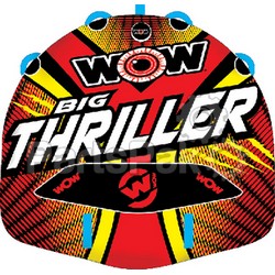 WOW World of Watersports 18-1010; Towable Big Thriller 2-Person Inflatable Tube; LNS-742-181010