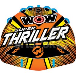 WOW World of Watersports 18-1020; Towable Super Thriller 3-Person Inflatable Tube; LNS-742-181020