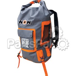 WOW World of Watersports 18-5110O; Backpack Dry Bag Orange 14-inch X 17-inch; LNS-742-185110O