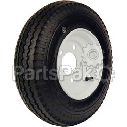 Loadstar 30520; 480-12 B/4H Plain Tire and Wheel Assembly K353 White 12-Inch