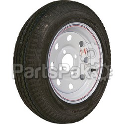Loadstar 30674; 480-12 C/5H Mod Tire and Wheel Assembly White with Stripe K353 12-Inch; LNS-966-30674