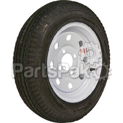 Loadstar 30688; 530-12 B/4H Mod Tire and Wheel Assembly White No-Stripe K353 12-Inch
