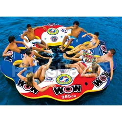 WOW World of Watersports 13-2060; Tube A Rama 10-Person Island