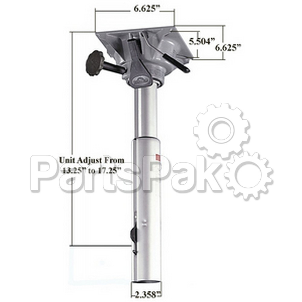 Thetford 1300601AP; Power Rise Plug-In Pedestal