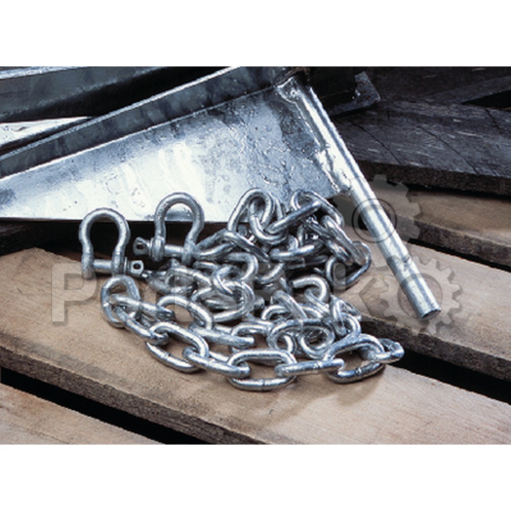Tie Down Engineering 95130; 1/4X6-Foot Galvanized Chain With 1/4 Shack