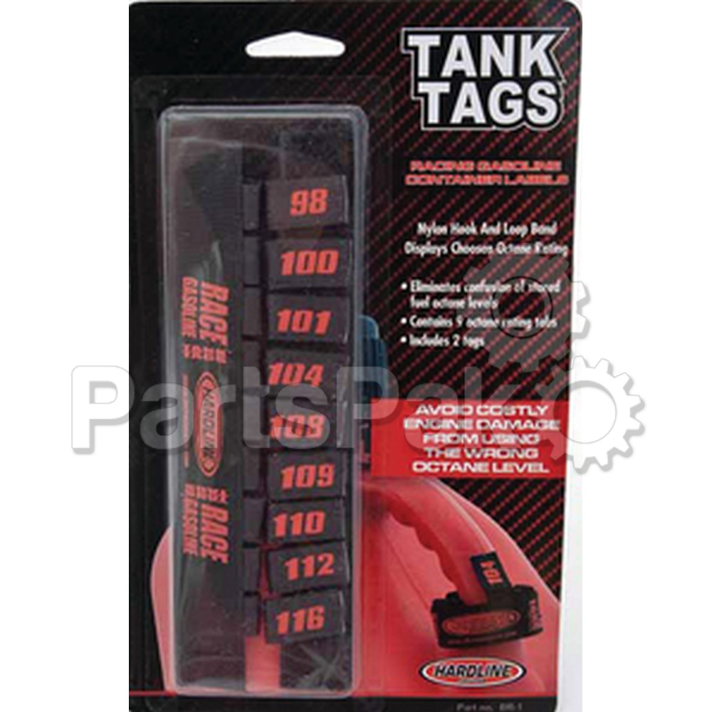 Hardline Products RB1; Tank Tags -Band- Octane
