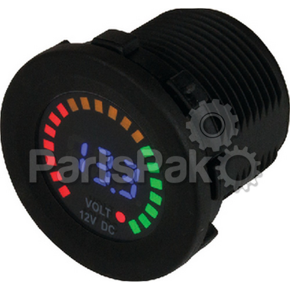 Sea Dog 4216171; Rainbow Display Voltage Meter