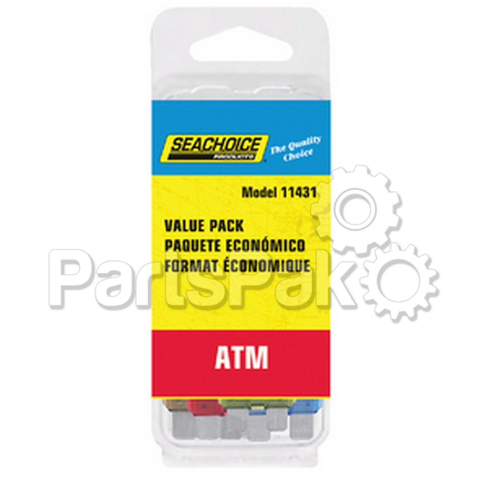 SeaChoice 11431; Atm Fuse Value Pack 5X5 25-Piece
