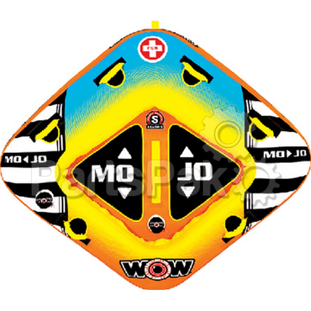WOW World of Watersports 16-1060; Towable Mojo 2-Person Inflatable Tube