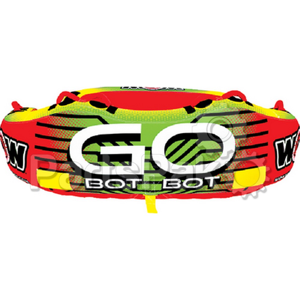 WOW World of Watersports 18-1040; Towable Go Bot 2-Person Inflatable Tube
