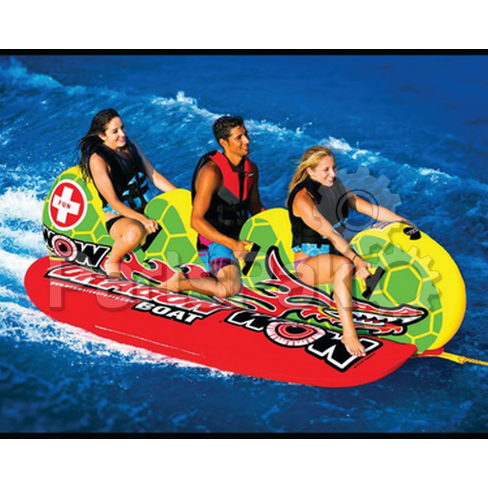 WOW World of Watersports 13-1060; Dragon Boat 3-Person Towable