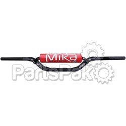 Mika Metals MKH-11-MIN-RED; 7075 Pro Series Hybrid Handlebar Red 7/8-inch