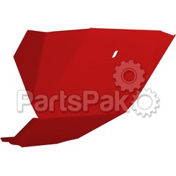Straightline 182-112-POLARIS RED; Skid Plate Red For Axys Front Bumper Snowmobile