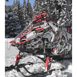 Straightline 182-109-POLARIS RED; Red Frt Bump Pol Axys Sport Series Snowmobile