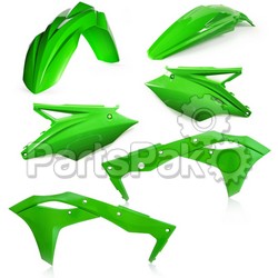 Acerbis 2685810006; Plastic Kit Green; 2-WPS-26858-10006