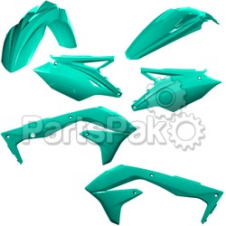 Acerbis 2685830213; Plastic Kit Teal; 2-WPS-26858-30213