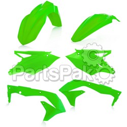 Acerbis 2685830235; Plastic Kit Fluorescent Green