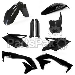 Acerbis 2685840001; Full Plastic Kit Black; 2-WPS-26858-40001