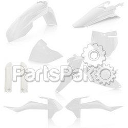 Acerbis 2686020002; Full Plastic Kit White; 2-WPS-26860-20002