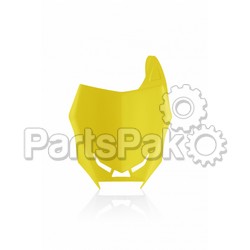 Acerbis 2686480231; Front Number Plate Yellow; 2-WPS-26864-80231