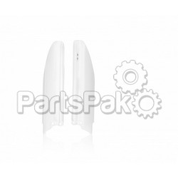 Acerbis 2686520002; Fork Covers White; 2-WPS-26865-20002