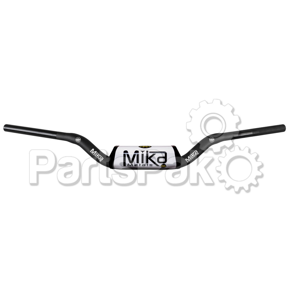 Mika Metals MK-RA-CH-WHITE; Raw Series Handlebar Cr High Bend White 1-1/8-inch