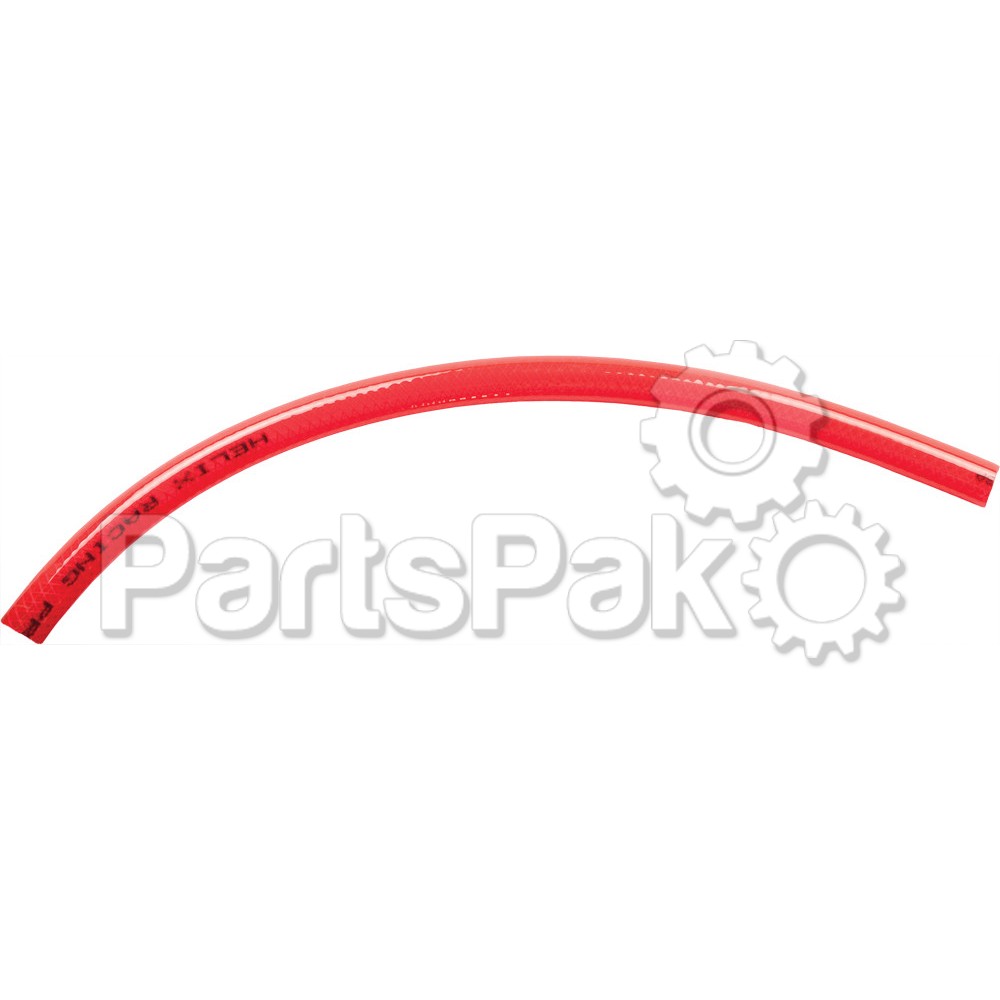 Helix Racing Products 380-9163; 3' Fuel Injection Line 3/8-inch Red