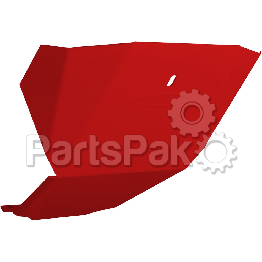 Straightline 182-112-POLARIS RED; Skid Plate Red For Axys Front Bumper Snowmobile