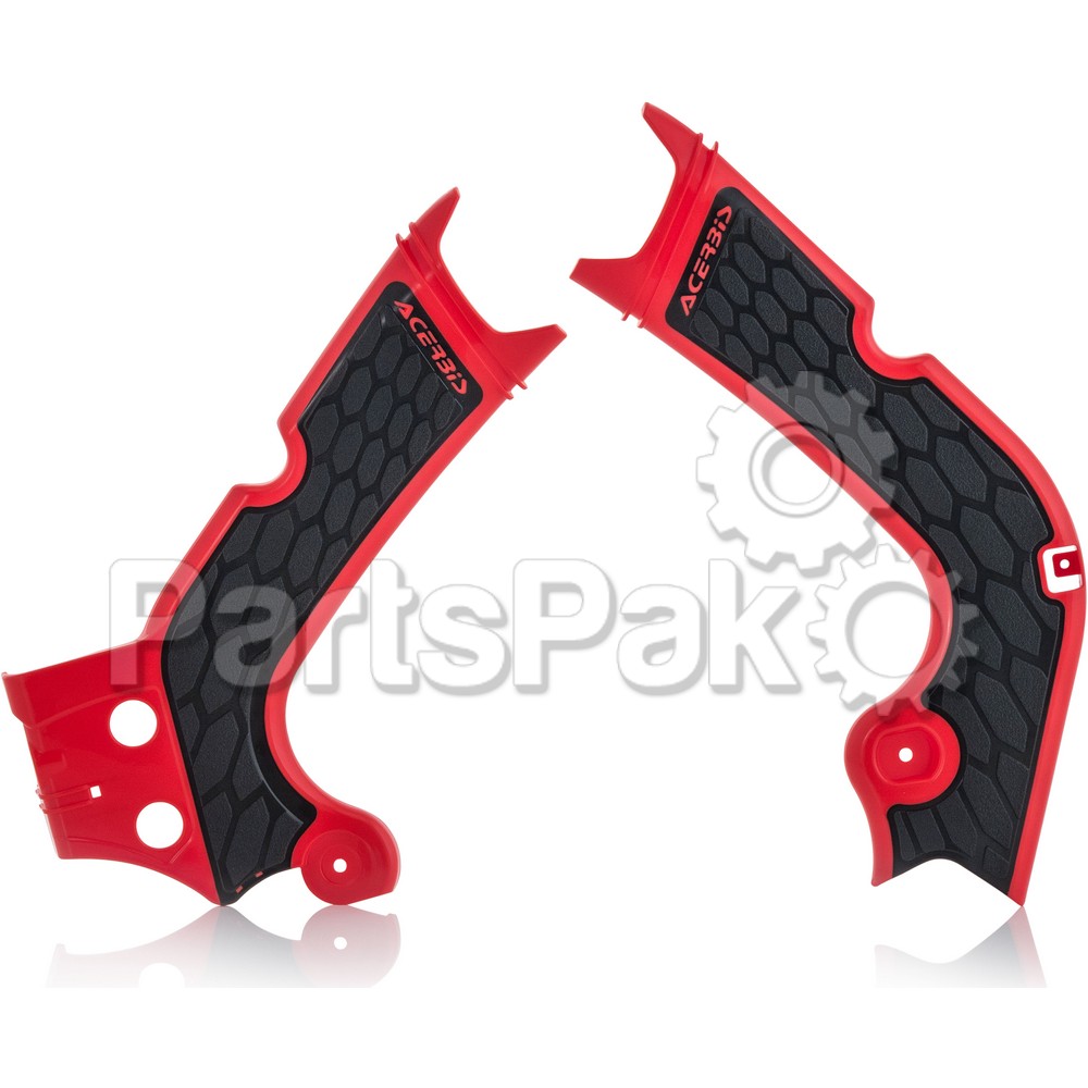 Acerbis 2630711018; X-Grip Frame Guard Red / Black