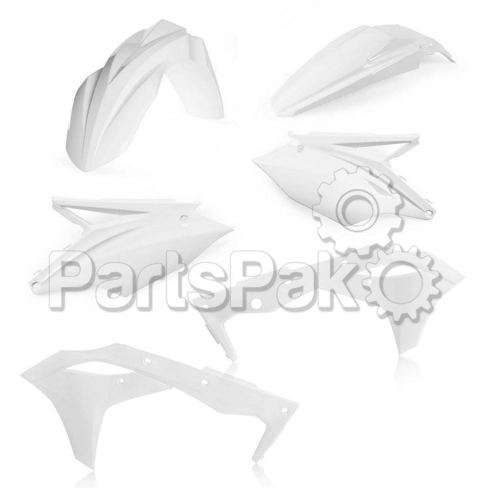 Acerbis 2685810002; Plastic Kit White