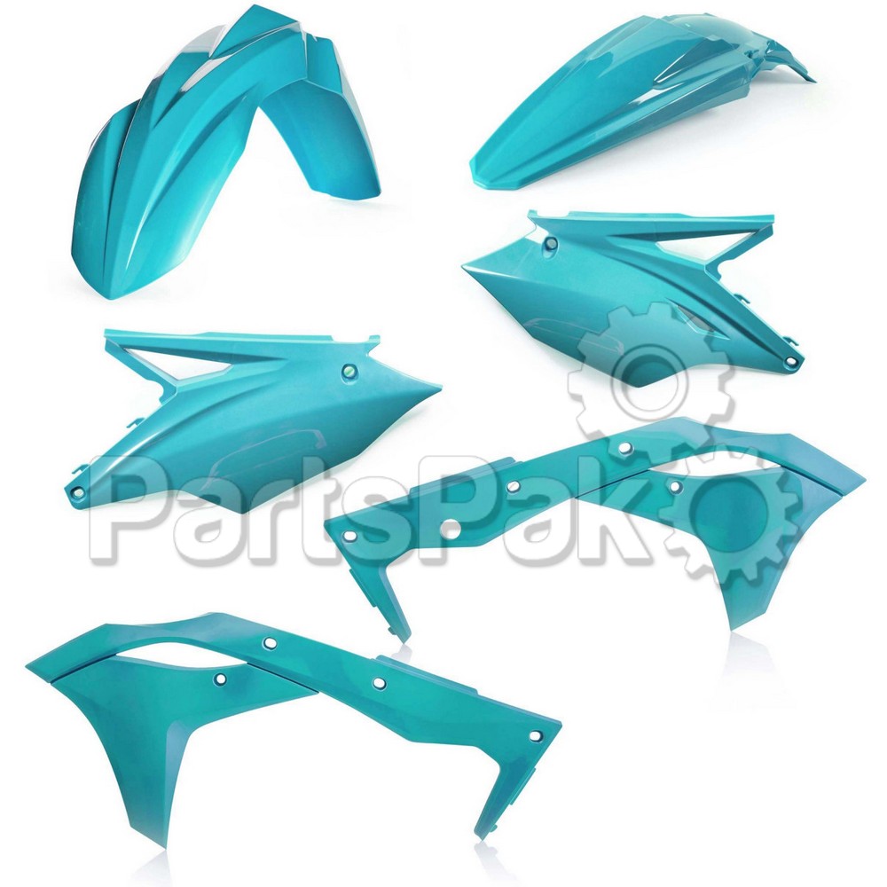 Acerbis 2685810213; Plastic Kit Teal