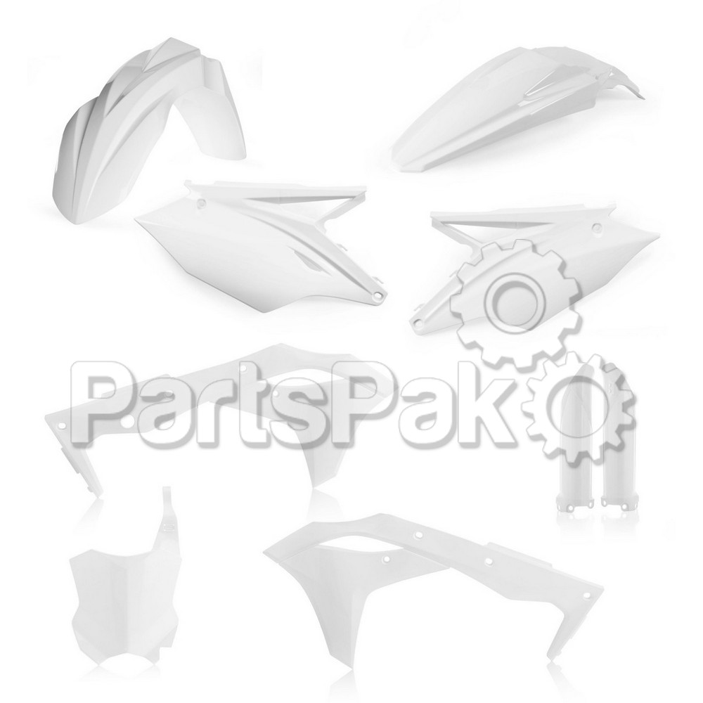 Acerbis 2685820002; Full Plastic Kit White