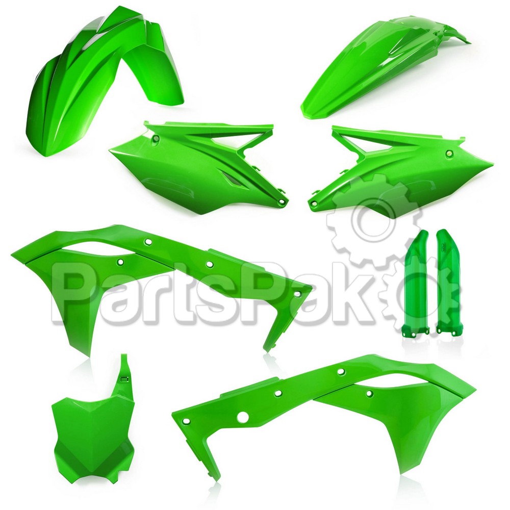 Acerbis 2685820006; Full Plastic Kit Green