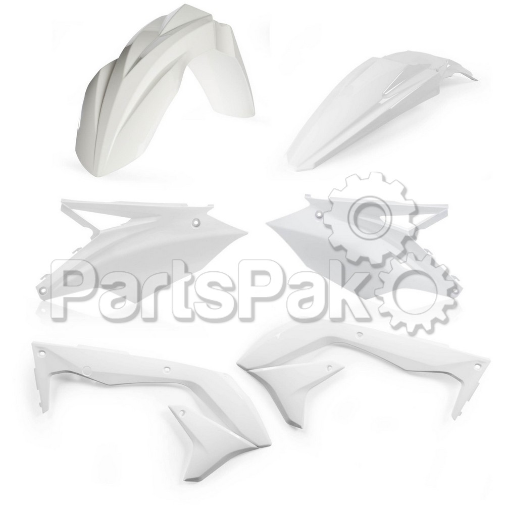Acerbis 2685830002; Plastic Kit White