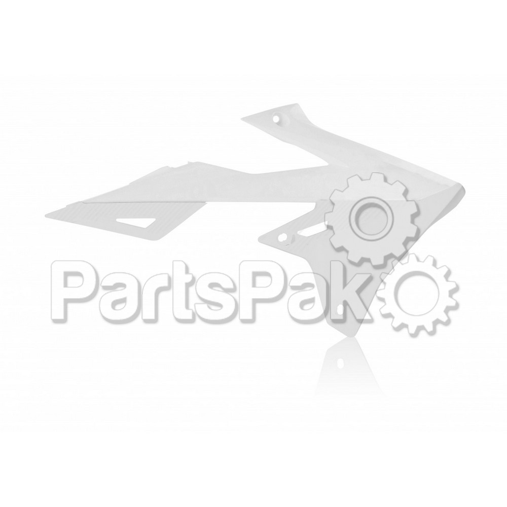 Acerbis 2686490002; Radiator Shrouds White
