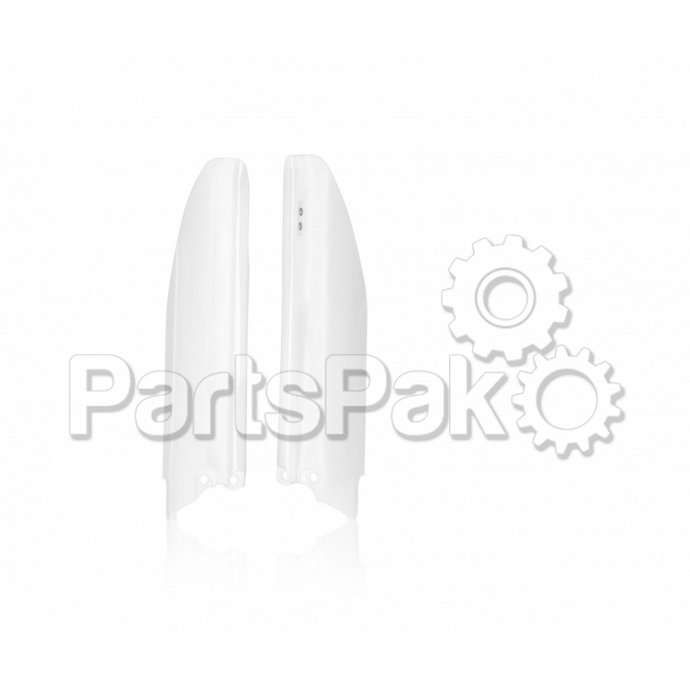 Acerbis 2686520002; Fork Covers White