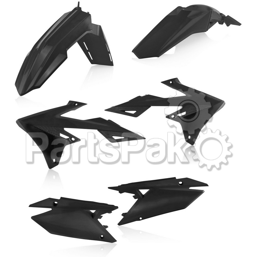 Acerbis 2686540001; Plastic Kit Black