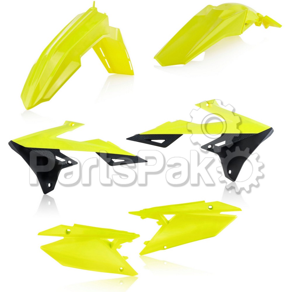 Acerbis 2686544310; Plastic Kit Fluorescent Yellow