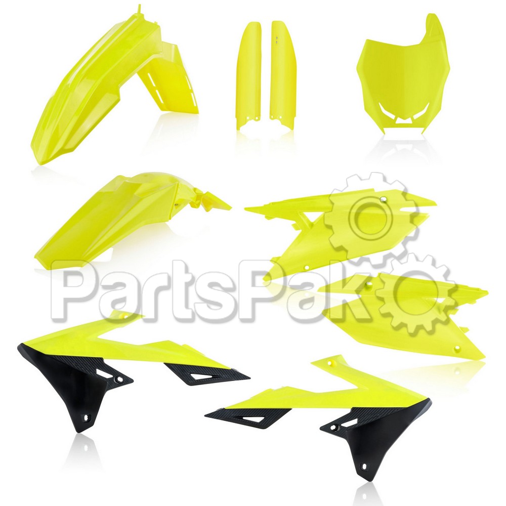 Acerbis 2686554310; Full Plastic Kit Fluorescent Yellow