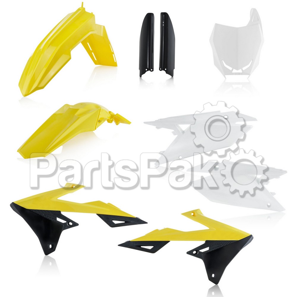 Acerbis 2686555909; Full Plastic Kit Rmz450