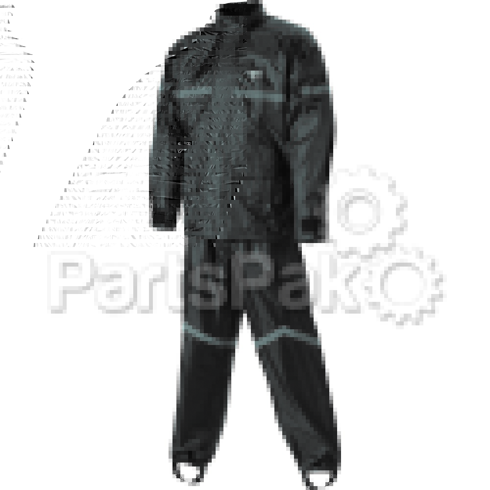 Nelson-Rigg SR-6000-BLK-05-XX; Stormrider Rain Suit Black / Black 2X