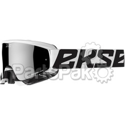 EKS Brand 067-10270; Go-X Crossfade Goggle White / Black W / Silver Mirror