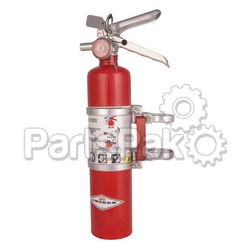 Axia Alloys MODFMAR-C; Quick Release Mount Silverver With 2.5 Lb. Red Extinguisher; 2-WPS-12-9215