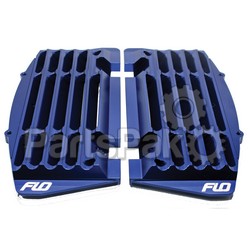 Flo Motorsports FLO750BLU; High Flow Radiator Braces Blue; 2-WPS-122-8072